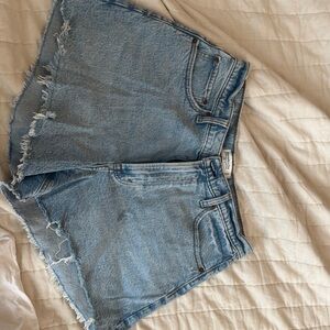 Abercrombie & Fitch High Rise Denim Shorts